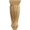 Ekena Millwork 6"W x 7 1/2"D x 18"H Extra Large Acanthus Wood Corbel, Maple CORW06X08X18ACMA - alternate 4